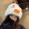 Plush Hat Cute Fleece-lined