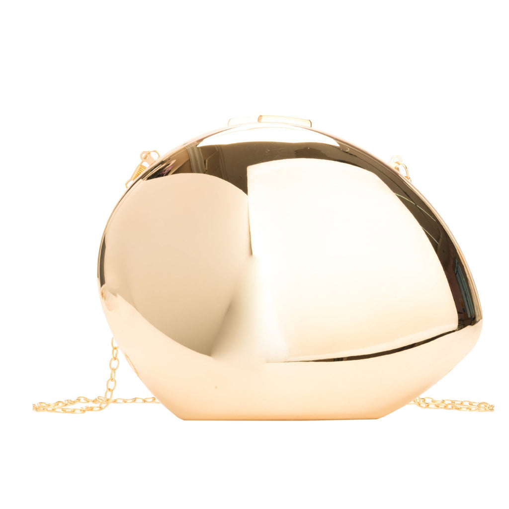 Acrylic Metallic Goose Clutch