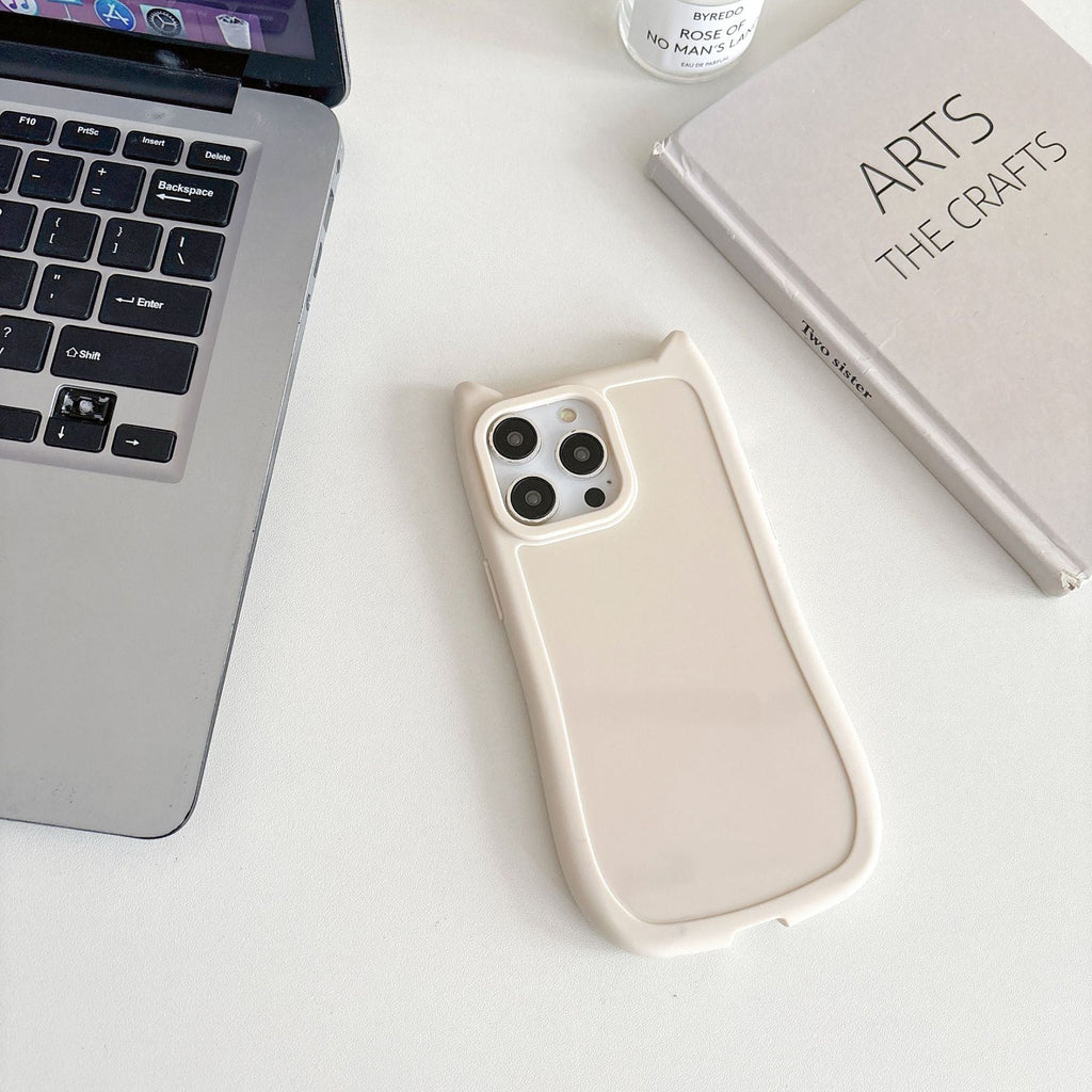 New Cat Ears For 16 Phone Case Simple Niche High-grade Silicone Protective Cover