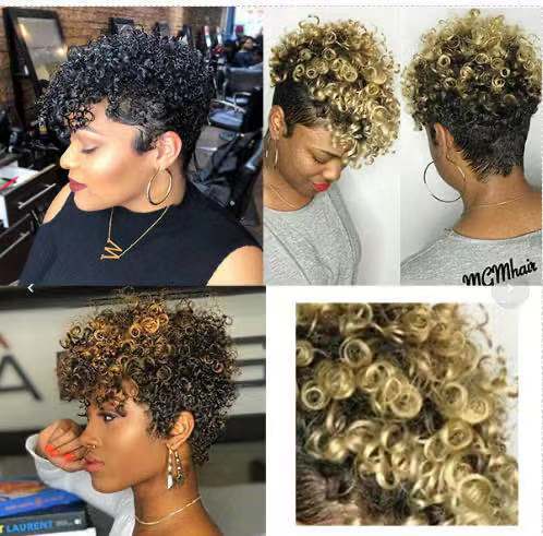 Women's Simple Rolls Short Synthetic Wigs
