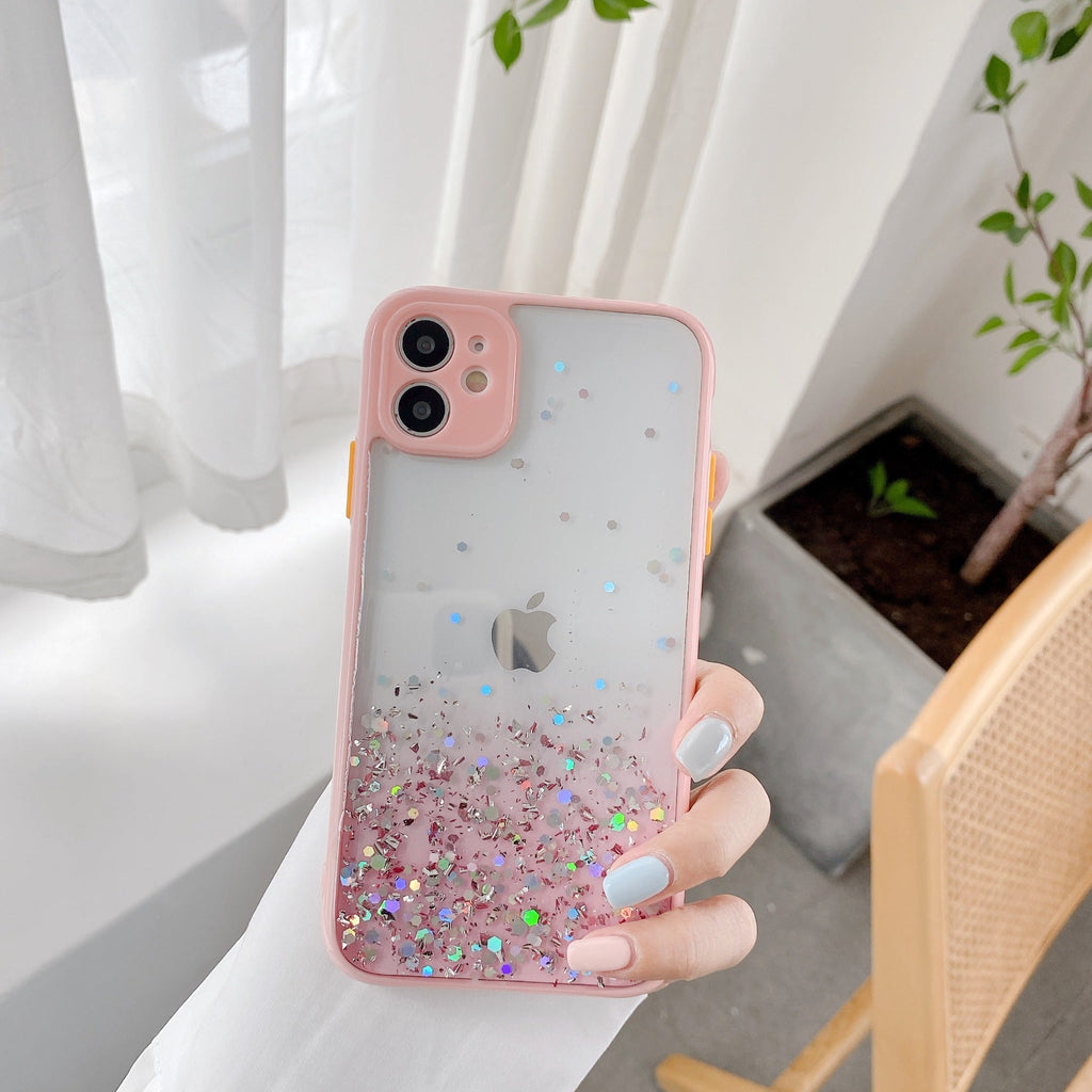 Compatible With , Epoxy Glitter 8p Gradient All-inclusive Anti-drop Cover