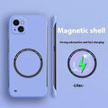 16 Frosted Frameless Magnetic Magsafe Phone Case Ultra-thin PC Protective Case