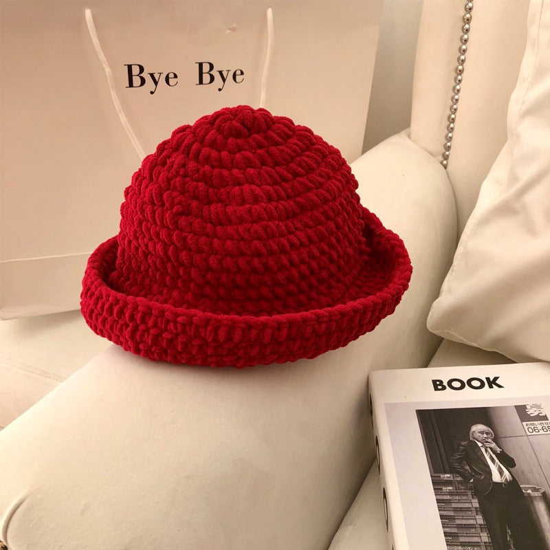 Coarse Wool Fisherman Hat