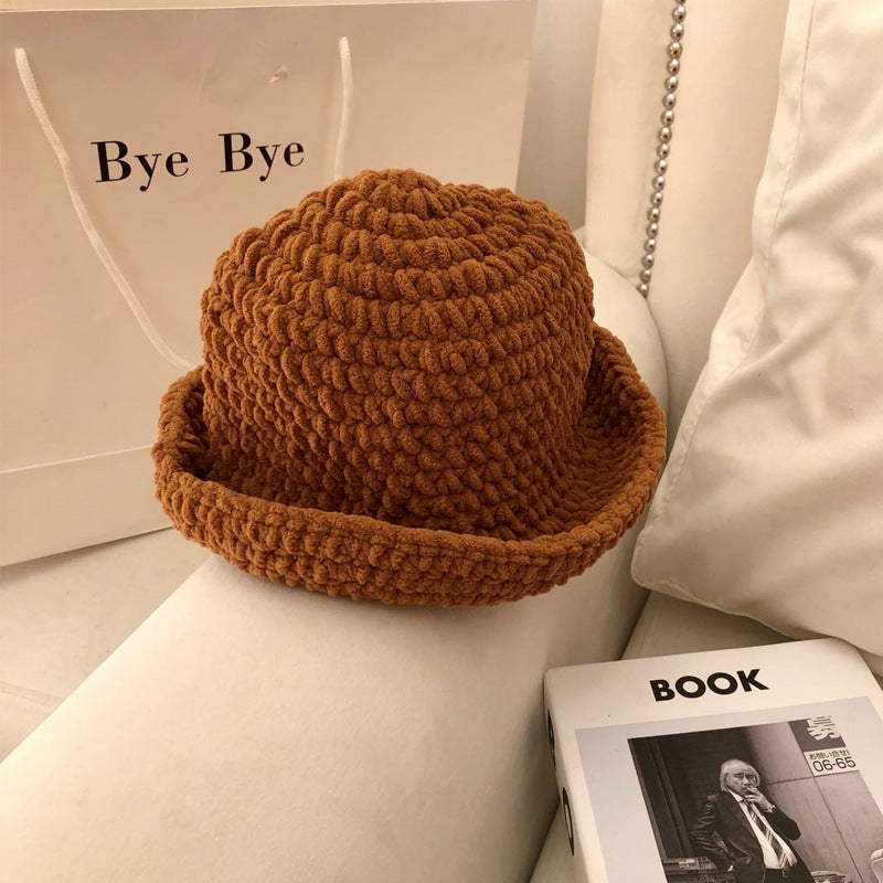 Coarse Wool Fisherman Hat