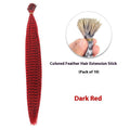 Feather Wig Colored Chemical Fiber Stripes 13 Colors